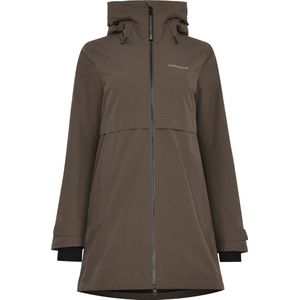 Didriksons Womens Helle Parka 6 Lange jas (Dames |bruin |waterdicht)