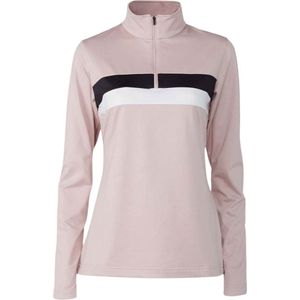 Lexie Wintersportpully - Licht Roze - Zwart - Wit