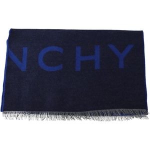 Givenchy, Winter Scarves Blauw, Dames, Maat:ONE Size