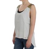 C’n’c Costume National - Mouwloze T-shirt - Wit - 100% Lyocel