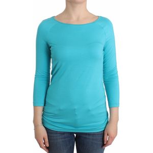 Ermanno Scervino - Modal Blend Elegante Top - Blauw - Dames