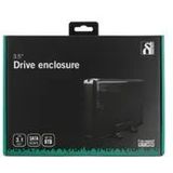 DELTACO - MAP-GD33U3 - Externe Behuizing - Zwart - Aluminium