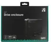 DELTACO - MAP-GD33U3 - Externe Behuizing - Zwart - Aluminium