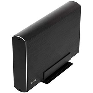 Deltaco MAP-GD34U3 - HDD-behuizing - 3,5 Inch - Serial ATA III - USB-aansluiting - Zwak (3.5"), Harddisk behuizing, Zwart