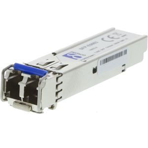 Deltaco SFP-C0007 - SFP (mini-GBIC) tr, Zendontvangers, Zilver