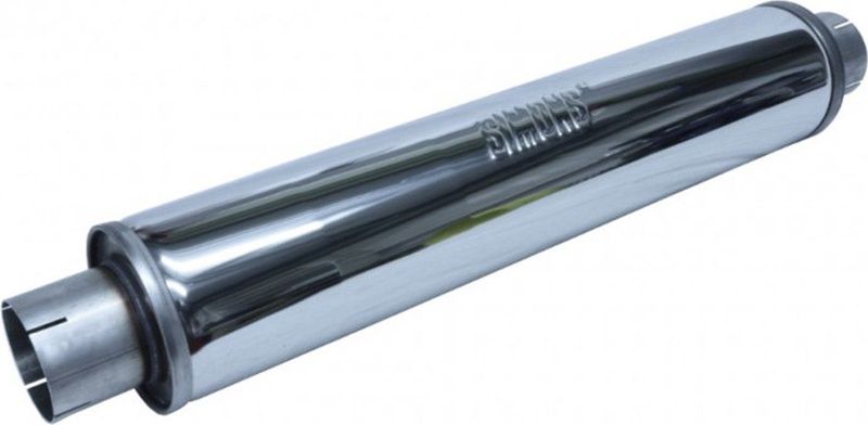 SIMONS Tubex - Universele Geluiddemper - Roestvrij Staal - 63,5mm