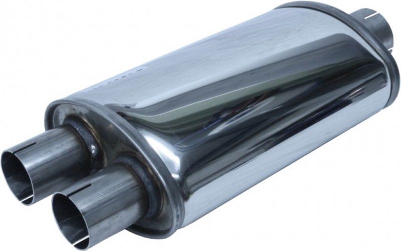 SIMONS Split - Universele Geluiddemper - Roestvrij Staal - 63,5mm