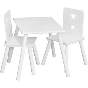 Kid's Concept Houten Kindertafel Star 58 Cm Wit