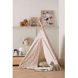 Speeltent - Wit - Katoen - FSC-gecertificeerd Dennenhout