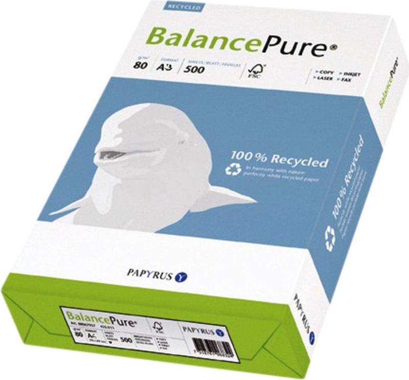 Kopieerpapier balance pure a3 80gr wit | 5 stuks