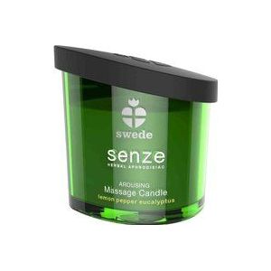 Swede - Senze Arousing Massage Candle Lemon Pepper Eucalyptus 50 ml