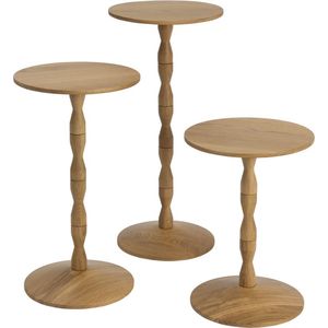 Design House Stockholm Pedestal tafel eiken design Matti Klenell