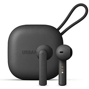 Urbanears Luma Echt Draadloos In-Oor Hoofdtelefoon, Houtskool Zwart