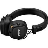 Marshall Major IV On Ear Bluetooth Kopfhörer, Kabelloser Ohrhörer, Faltbar, 80 Stunden kabellose Akkukapazität - Schwarz