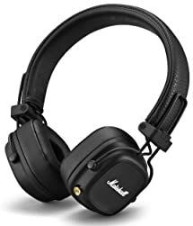Marshall Major IV On Ear Bluetooth-hoofdtelefoon, draadloze oortelefoon, opvouwbaar, meer dan 80 uur draadloze speeltijd - zwart