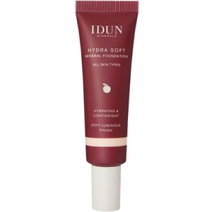 IDUN Minerals - Hydra Soft Mineral Foundation - Lichte Formule - Veganistisch