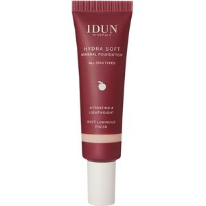 IDUN Minerals - Hydra Soft Mineral Foundation - Licht - 30 ml