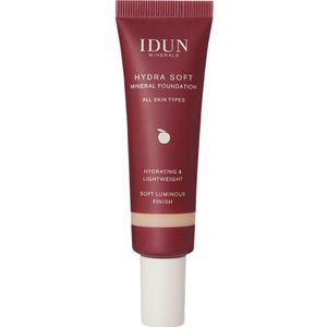 IDUN Minerals - Hydra Soft Mineral Foundation - Licht - Veganistisch - 30 ml