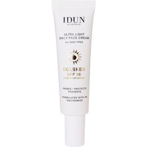 IDUN Minerals - Ultra Light Daily Face Cream - Solsken - SPF 50 - 30ml