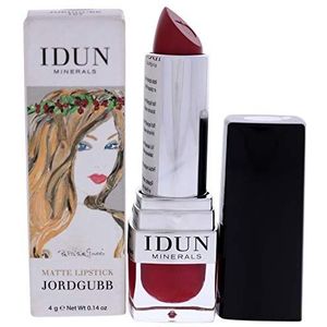 Idun Minerals Matte Lipstick - Jordgubb - Red