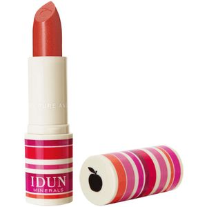 Idun Minerals Lippenstift - Crème Lippenstift Frida - Oranje/roos