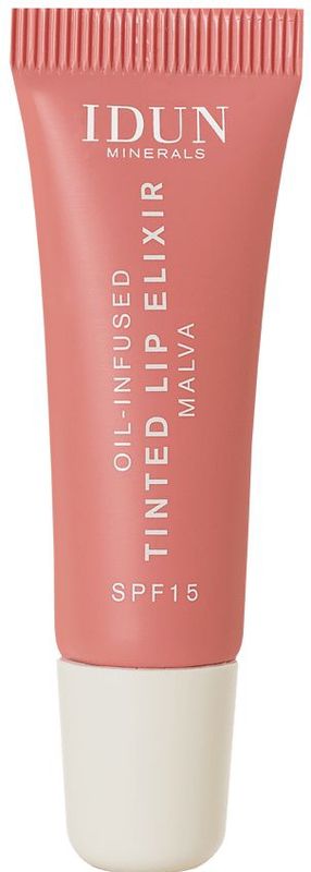 IDUN Minerals - Oil-Infused Tinted Lip Elixir - Malva - Vegan - SPF 15
