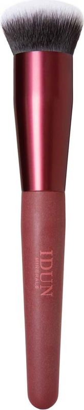 IDUN Minerals Pro Buffer Foundation Brush - Kwast - Synthetische Vezels - Gerecycled Handvat
