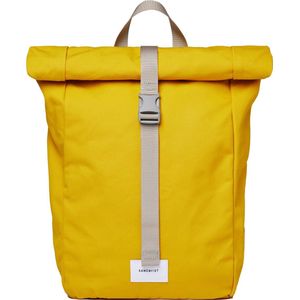 Sandqvist Kaj Yellow Rugzak SQA1676 Geel Duurzaam 13 L 13 Inch laptop