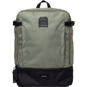 Sandqvist Alde Multi Clover Green Rugzak SQA2180 Zwart 13 Inch DayPack