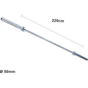Body-Solid Olympic Power Bar - 220 cm - Chroom