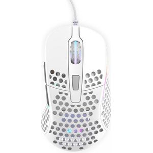 Xtrfy M4 RGB ultralichte gaming-muis, wit, XG-M4-RGB-WHITE