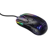 Xtrfy MZ1 Gaming Muis - Zwart - Ontworpen door Rocket Jump Ninja