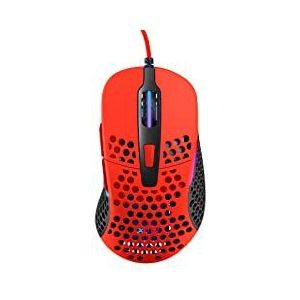 CHERRY - Xtrfy M4 RGB - Muis - Rood - Zwart - Bedraad
