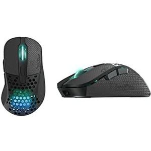 Xtrfy Lizard Skins, zelfklevende DSP-griptape voor gamingmuis Xtrfy M4 RGB/M4 Wireless, niet knippen, antislip & comfortabel, voor optimale grip, Zwart
