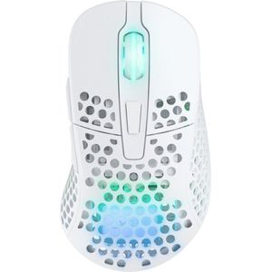 Xtrfy M4 draadloze RGB Gaming muis - wit
