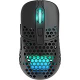 CHERRY Xtrfy M42 RGB, Ambidextrous, Optisch, RF Wireless + USB Type-C, 19000 DPI, Wit