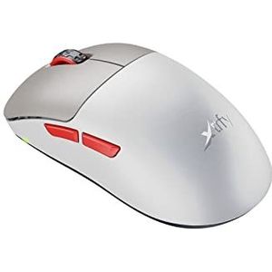 Xtrfy M8 Wireless, draadloze ultralichte gamingmuis, geoptimaliseerd voor e-sports, 2,4 GHz radio, extreem lage voorkant voor hogere precisie, oplaadbaar, Retro