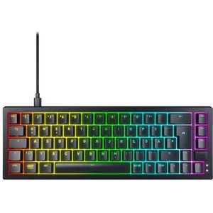 CHERRY K5V2 Compact toetsenbord Gamen USB QWERTZ Duits Zwart