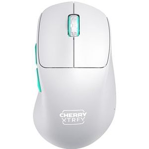 CHERRY - XTRFY M64 - Draadloze Gamingmuis - Wit - Ultralicht - Ergonomische Vorm