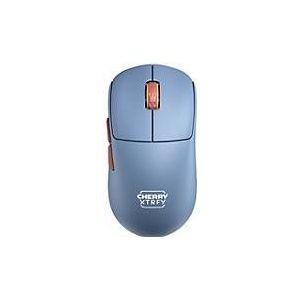 Cherry Xtrfy M68W - Mouse - draadloos - blauw