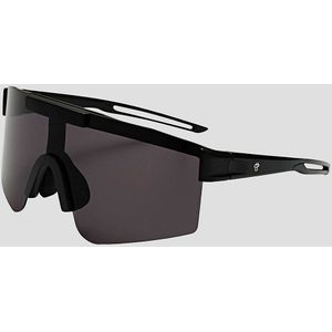 CHPO Unisex Luca zonnebril, zwart, 60, zwart, 60
