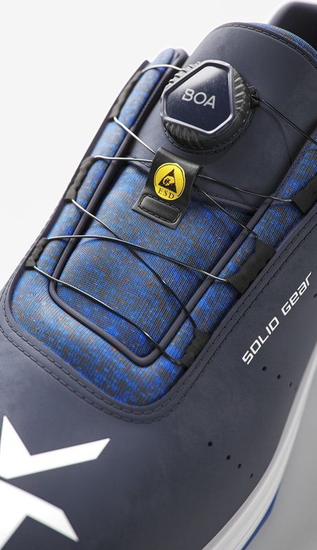 Solid Gear - Ocean - Werkschoen - Zwart - Leer - Metaalvrij