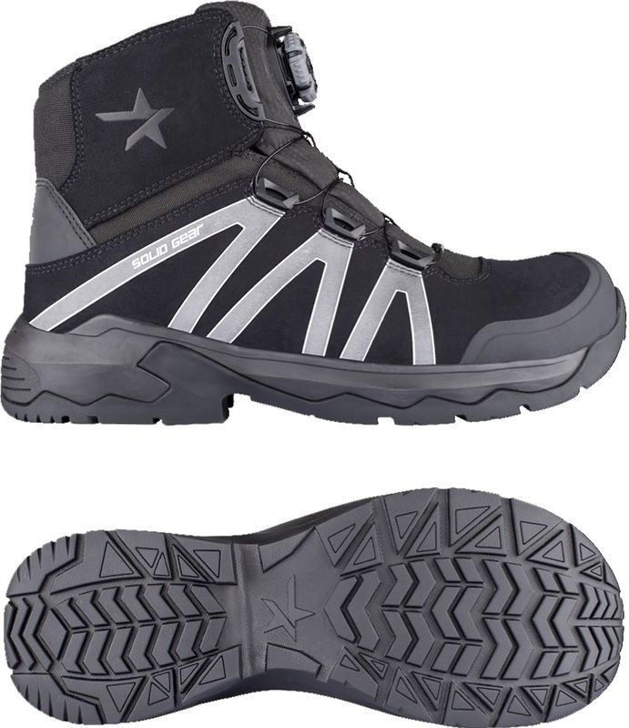 Solid Gear - Onyx Mid - Werkschoen - Zwart - CORDURA® - Metaalvrij