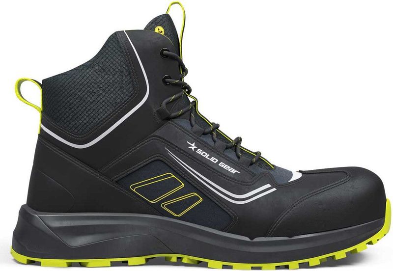 Solid Gear - Adapt Mid S3L - Werklaars - Zwart - LWG-leer/CORDURA®