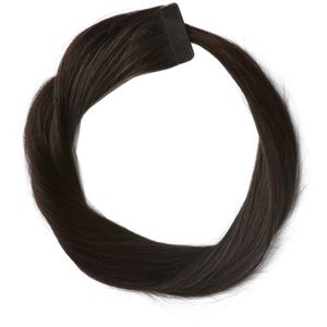 Rapunzel of Sweden Premium Tape Extensions Straight / Classic Tape 4 cm / 8 pieces 1.2 Black Brown 40 cm Hair extensions, 18 g