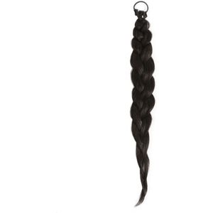 Rapunzel of Sweden - Easy Braid Original - Zwart Bruin - 55 cm