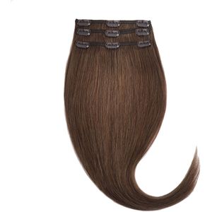 Rapunzel of Sweden Clip-on set 3 pieces 40 cm 5.0 Brown