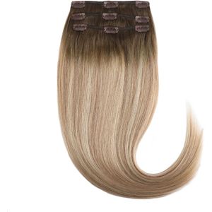 Rapunzel of Sweden Clip-on set 3 pieces 60 cm Dark Ashy Blonde Balayage B2.6/10.7