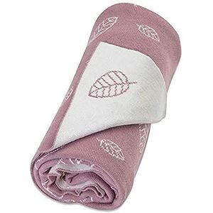 Vinter & Bloom Deken Nordic Leaf EKO, 100x80 cm, Zacht Roze