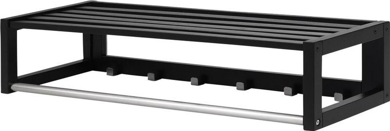 Rowico Home Confetti kapstok met hoedenplank zwart - 80 cm